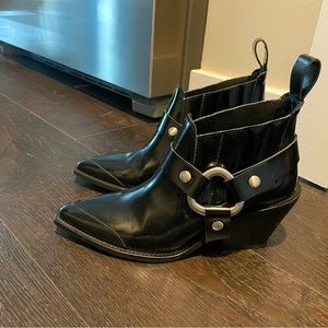 Zadig & Voltaire glossy ankle boots